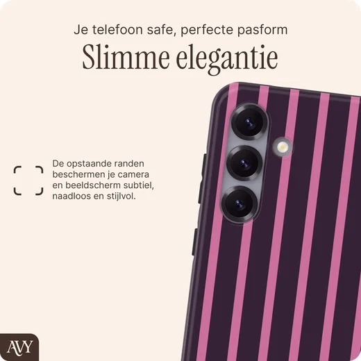 AVY Samsung Galaxy S25 Hoesje MagSafe Back Cover Cherry Wine afbeelding 4