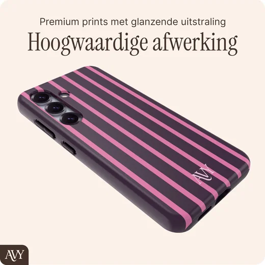 AVY Samsung Galaxy S25 Hoesje MagSafe Back Cover Cherry Wine afbeelding 5