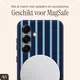 AVY Samsung Galaxy S25 Hoesje MagSafe Back Cover Blue Society afbeelding 3