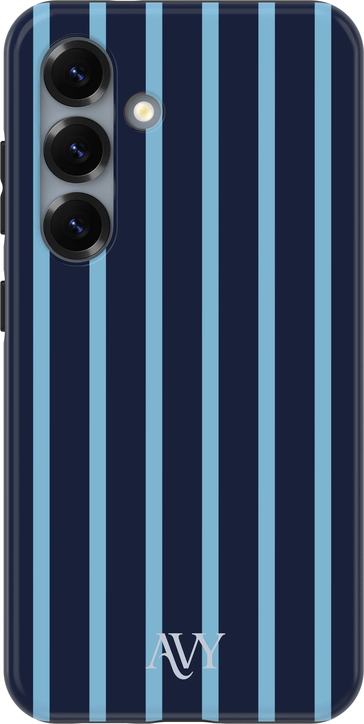 AVY Samsung Galaxy S25 Hoesje MagSafe Back Cover Blue Society afbeelding 1