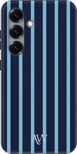 AVY Samsung Galaxy S25 Hoesje MagSafe Back Cover Blue Society afbeelding 1