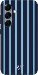 AVY Samsung Galaxy S25 Hoesje MagSafe Back Cover Blue Society afbeelding