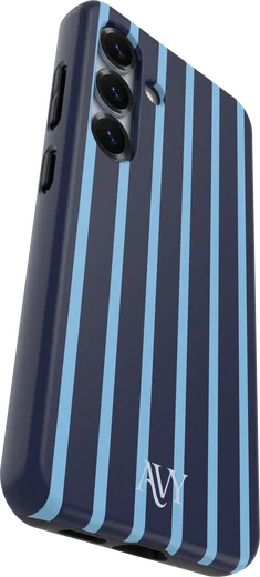 AVY Samsung Galaxy S25 Hoesje MagSafe Back Cover Blue Society afbeelding 7