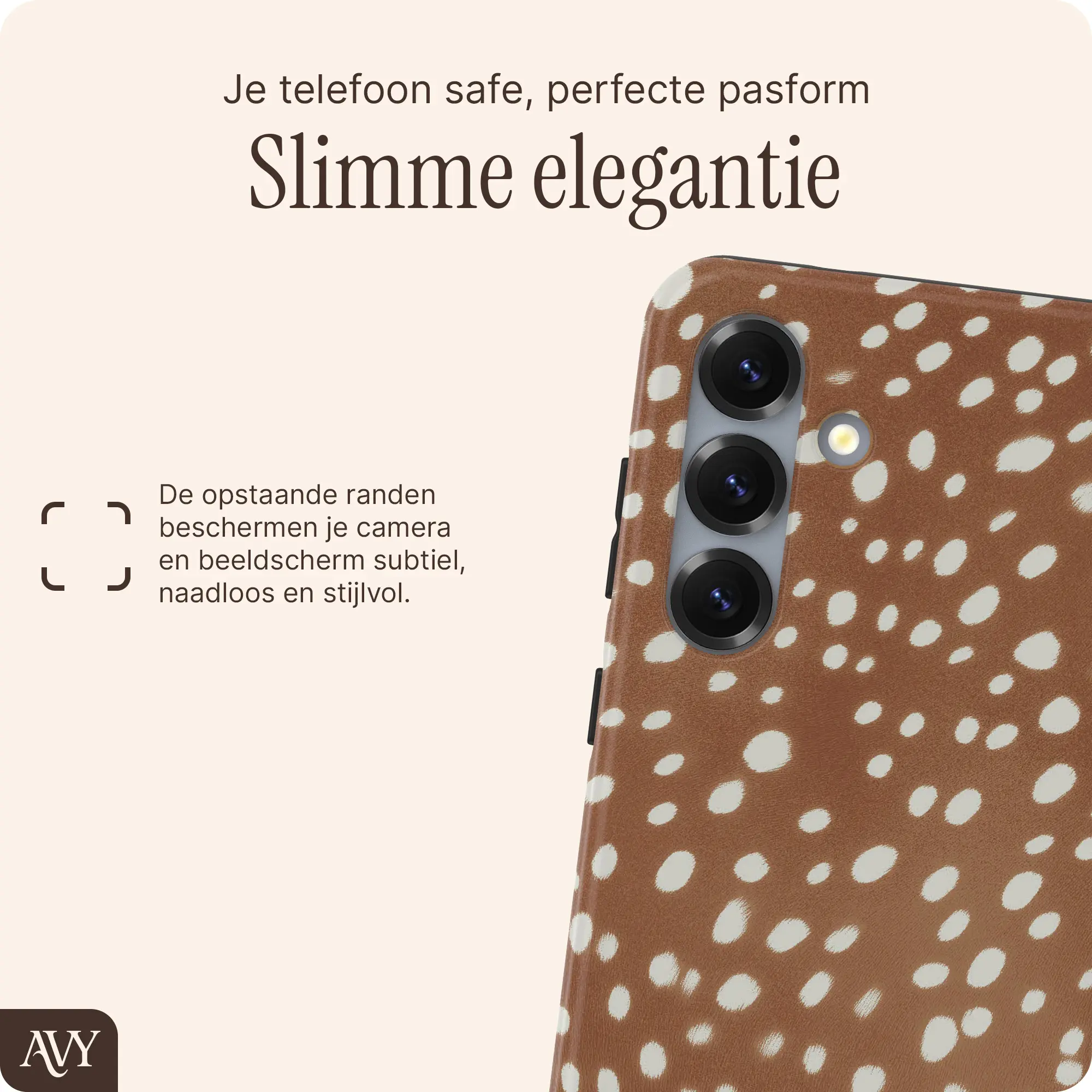 AVY Samsung Galaxy S25 Plus Hoesje MagSafe Back Cover Bambi afbeelding 5