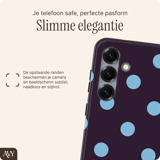 AVY Samsung Galaxy S25 Plus Hoesje MagSafe Back Cover Blueberry Wine afbeelding 4