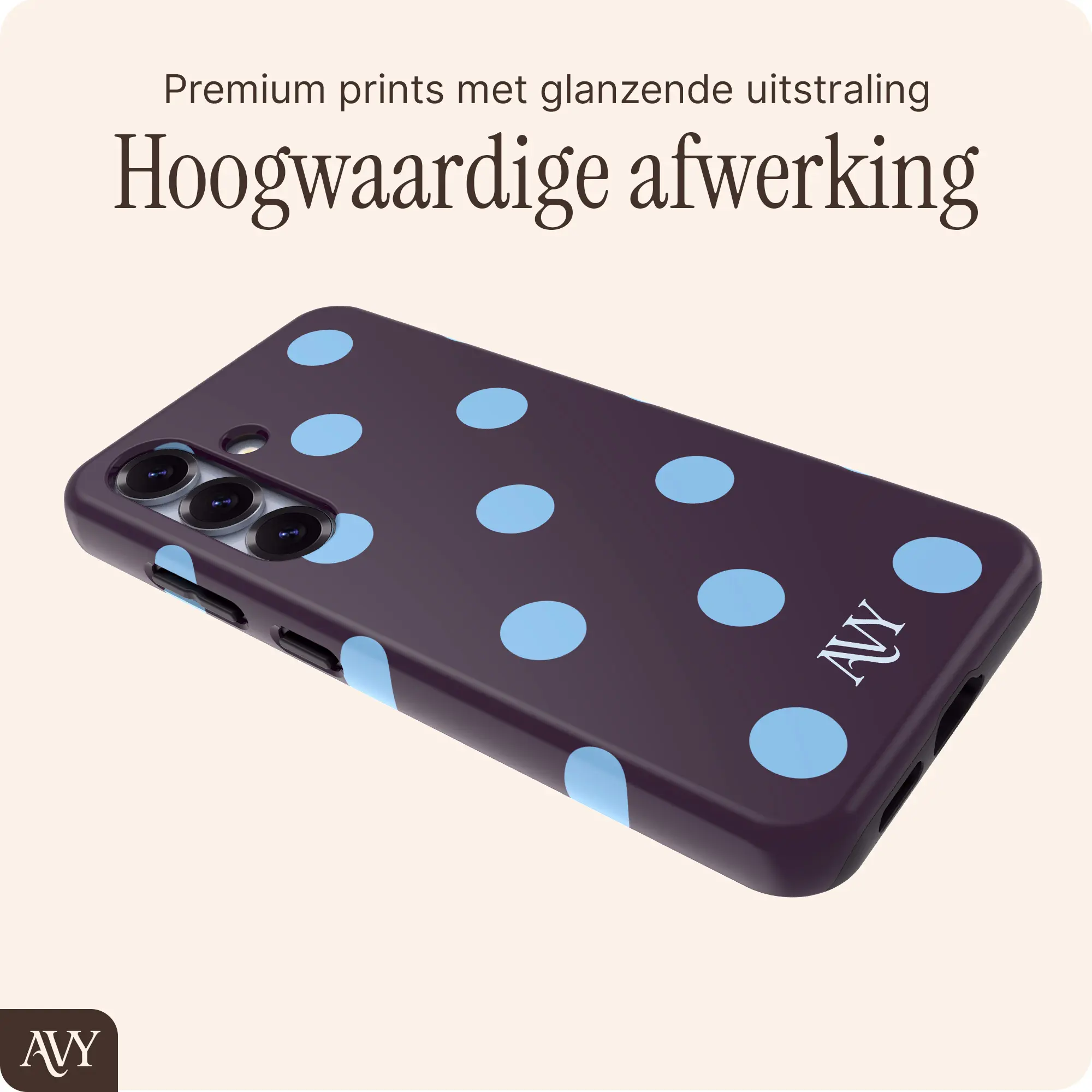 AVY Samsung Galaxy S25 Plus Hoesje MagSafe Back Cover Blueberry Wine afbeelding 5
