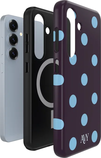 AVY Samsung Galaxy S25 Plus Hoesje MagSafe Back Cover Blueberry Wine afbeelding 8