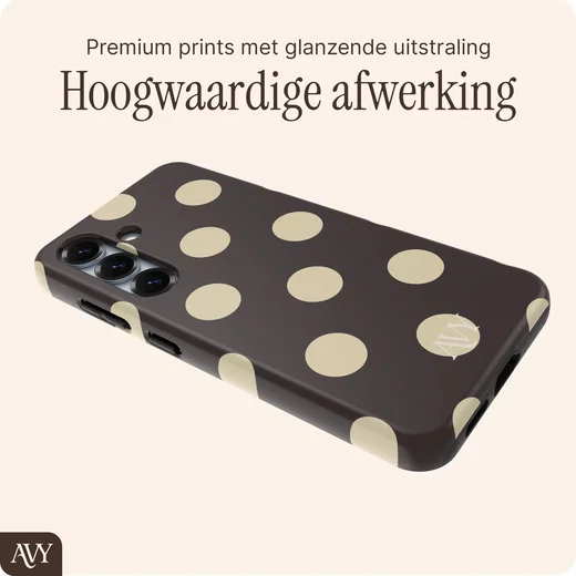 AVY Samsung Galaxy S25 Plus Hoesje MagSafe Back Cover Tiramisu afbeelding 5