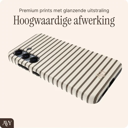 AVY Samsung Galaxy S25 Plus Hoesje MagSafe Back Cover Cafe Creme afbeelding 5