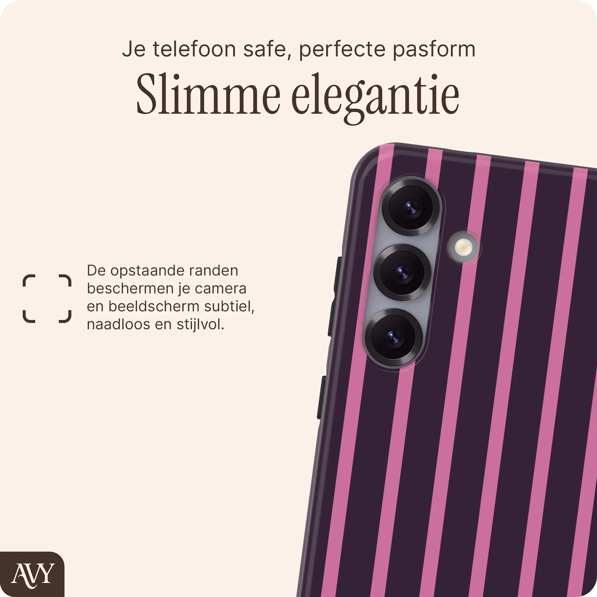 AVY Samsung Galaxy S25 Plus Hoesje MagSafe Back Cover Cherry Wine afbeelding 4