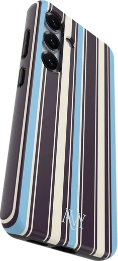 AVY Samsung Galaxy S25 Plus Hoesje MagSafe Back Cover Oxford Stripe afbeelding 8