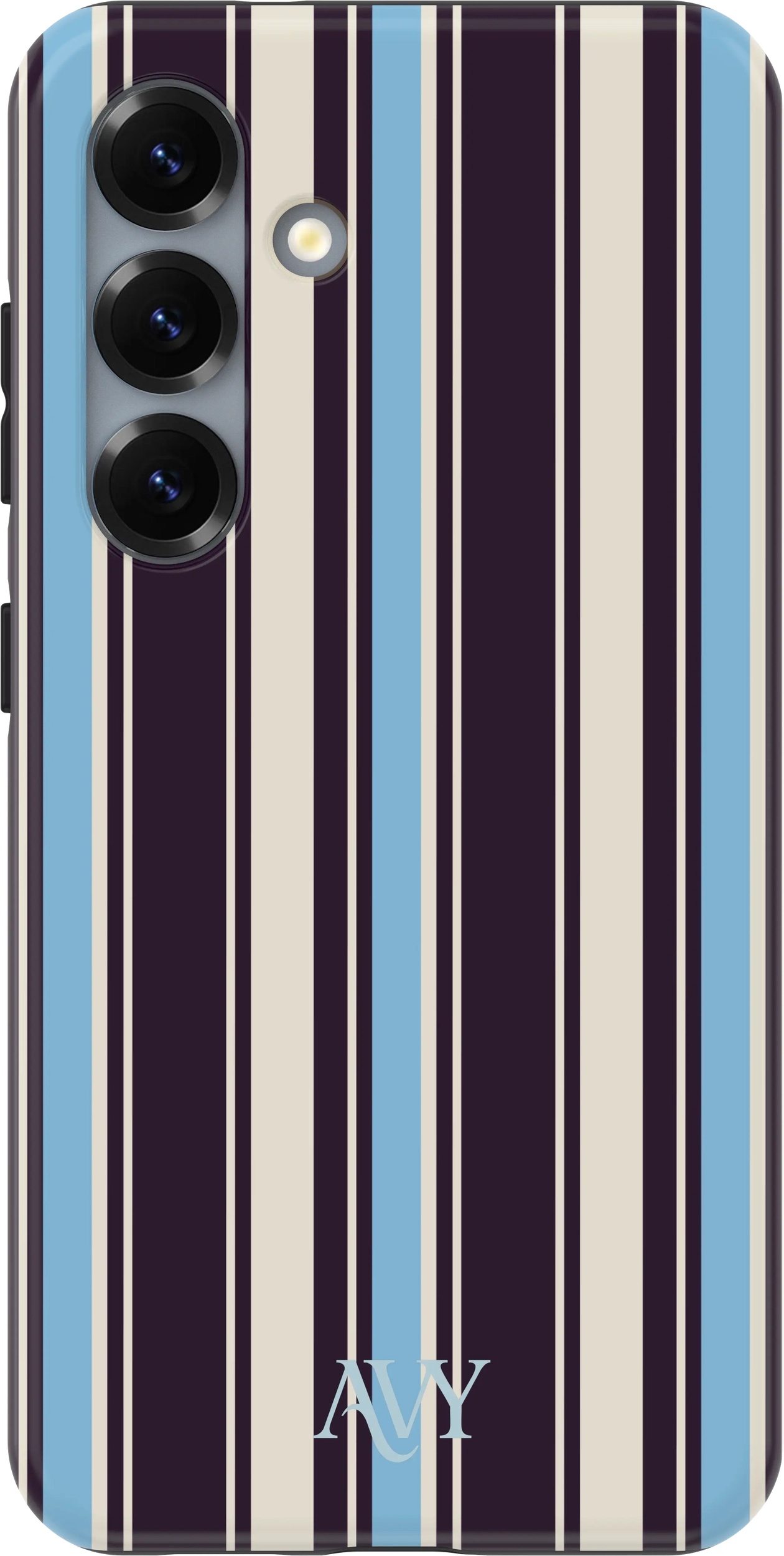 AVY Samsung Galaxy S25 Plus Hoesje MagSafe Back Cover Oxford Stripe afbeelding 1