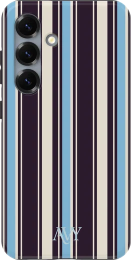 AVY Samsung Galaxy S25 Plus Hoesje MagSafe Back Cover Oxford Stripe afbeelding 1