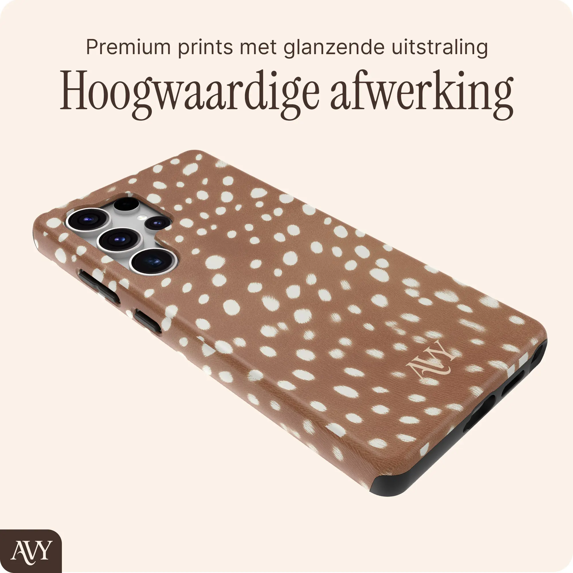 AVY Samsung Galaxy S25 Ultra Hoesje MagSafe Back Cover Bambi afbeelding 5