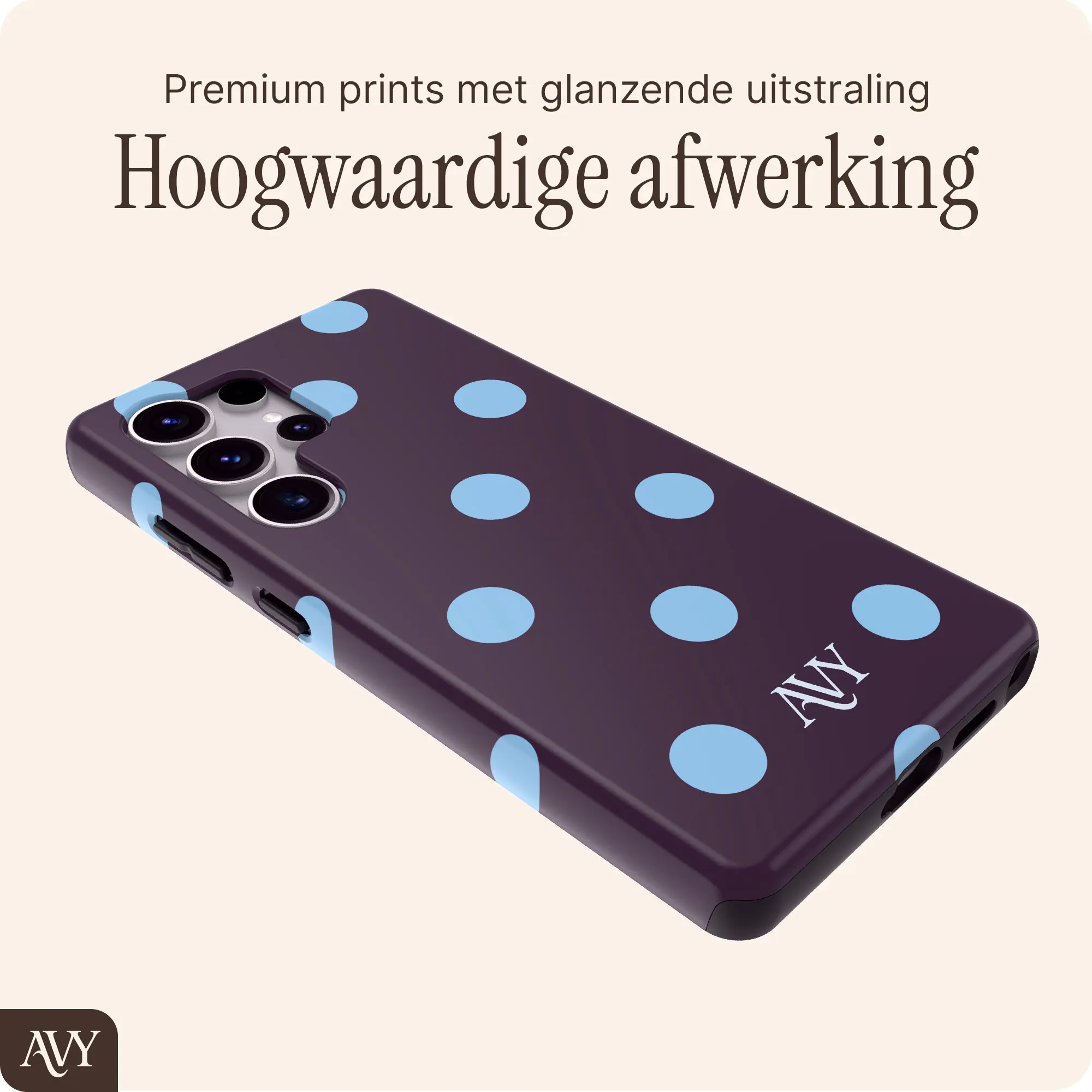AVY Samsung Galaxy S25 Ultra Hoesje MagSafe Back Cover Blueberry Wine afbeelding 5