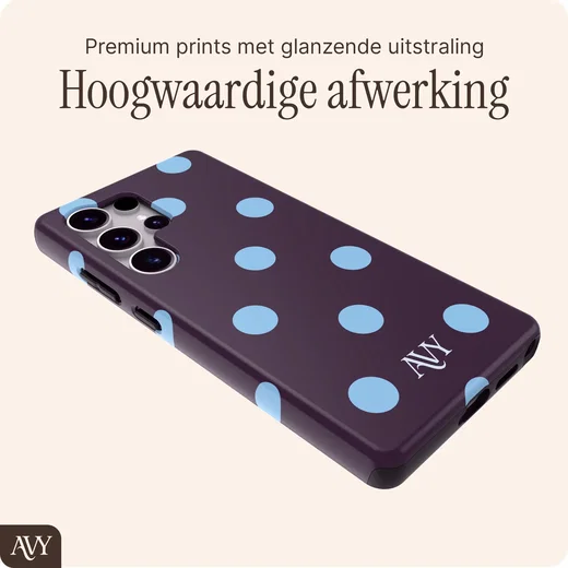 AVY Samsung Galaxy S25 Ultra Hoesje MagSafe Back Cover Blueberry Wine afbeelding 5
