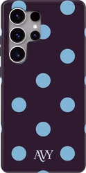 AVY Samsung Galaxy S25 Ultra Hoesje MagSafe Back Cover Blueberry Wine afbeelding