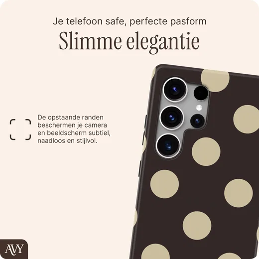 AVY Samsung Galaxy S25 Ultra Hoesje MagSafe Back Cover Tiramisu afbeelding 4