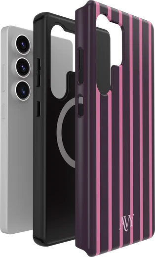 AVY Samsung Galaxy S25 Ultra Hoesje MagSafe Back Cover Cherry Wine afbeelding 8
