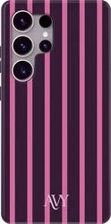 AVY Samsung Galaxy S25 Ultra Hoesje MagSafe Back Cover Cherry Wine afbeelding