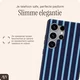 AVY Samsung Galaxy S25 Ultra Hoesje MagSafe Back Cover Blue Society afbeelding 4