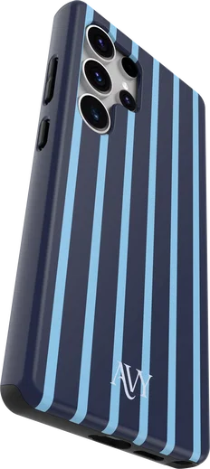AVY Samsung Galaxy S25 Ultra Hoesje MagSafe Back Cover Blue Society afbeelding 7