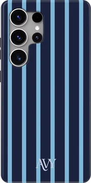 AVY Samsung Galaxy S25 Ultra Hoesje MagSafe Back Cover Blue Society