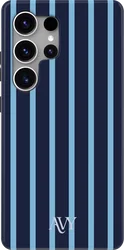 AVY Samsung Galaxy S25 Ultra Hoesje MagSafe Back Cover Blue Society afbeelding