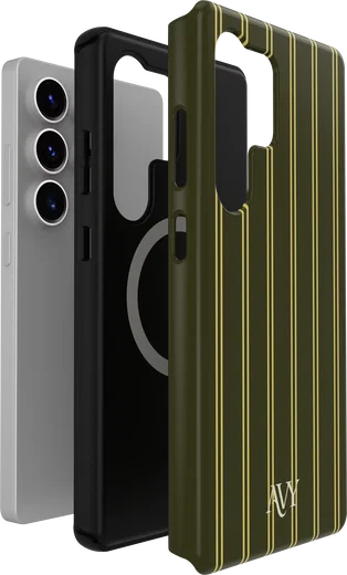 AVY Samsung Galaxy S25 Ultra Hoesje MagSafe Back Cover Martini Olive afbeelding 8