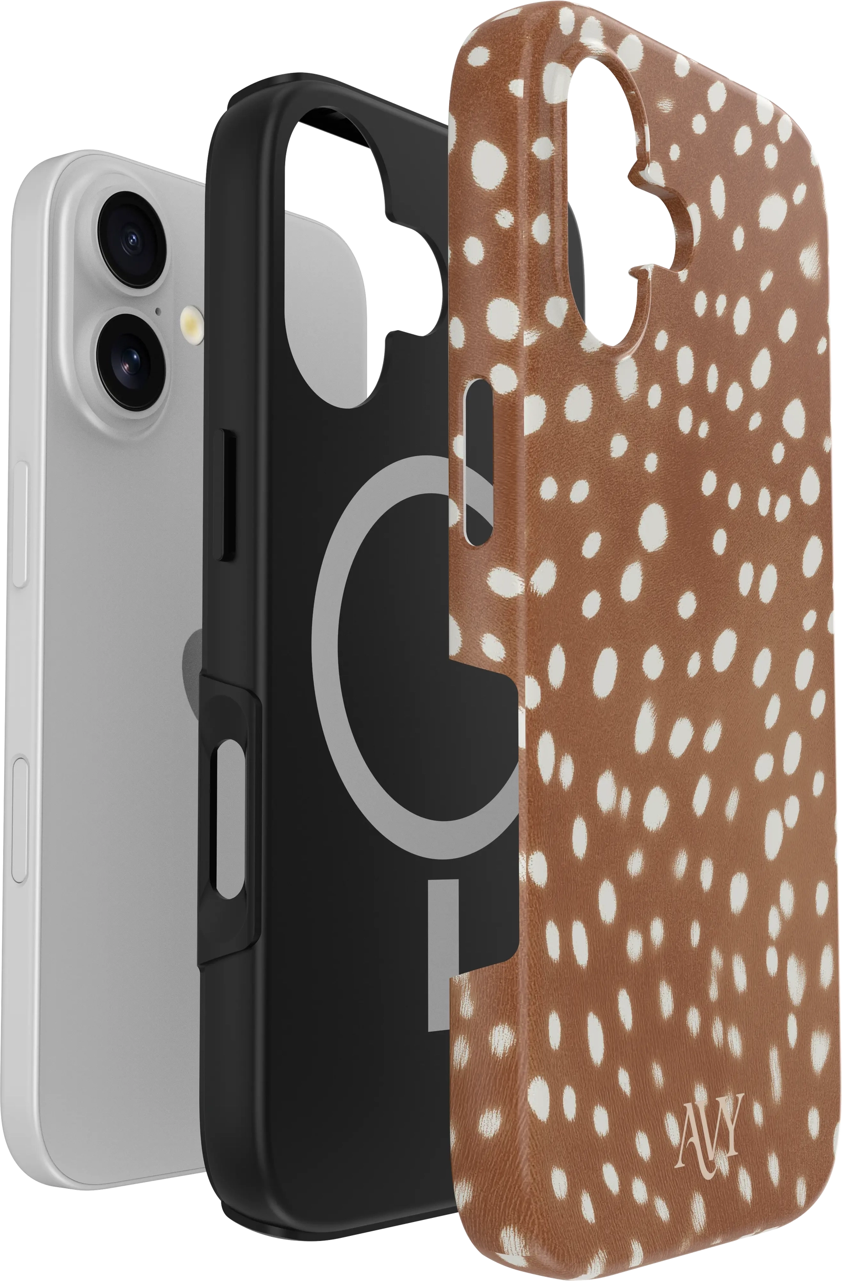 AVY Apple iPhone 16 Hoesje MagSafe Back Cover Bambi afbeelding 10