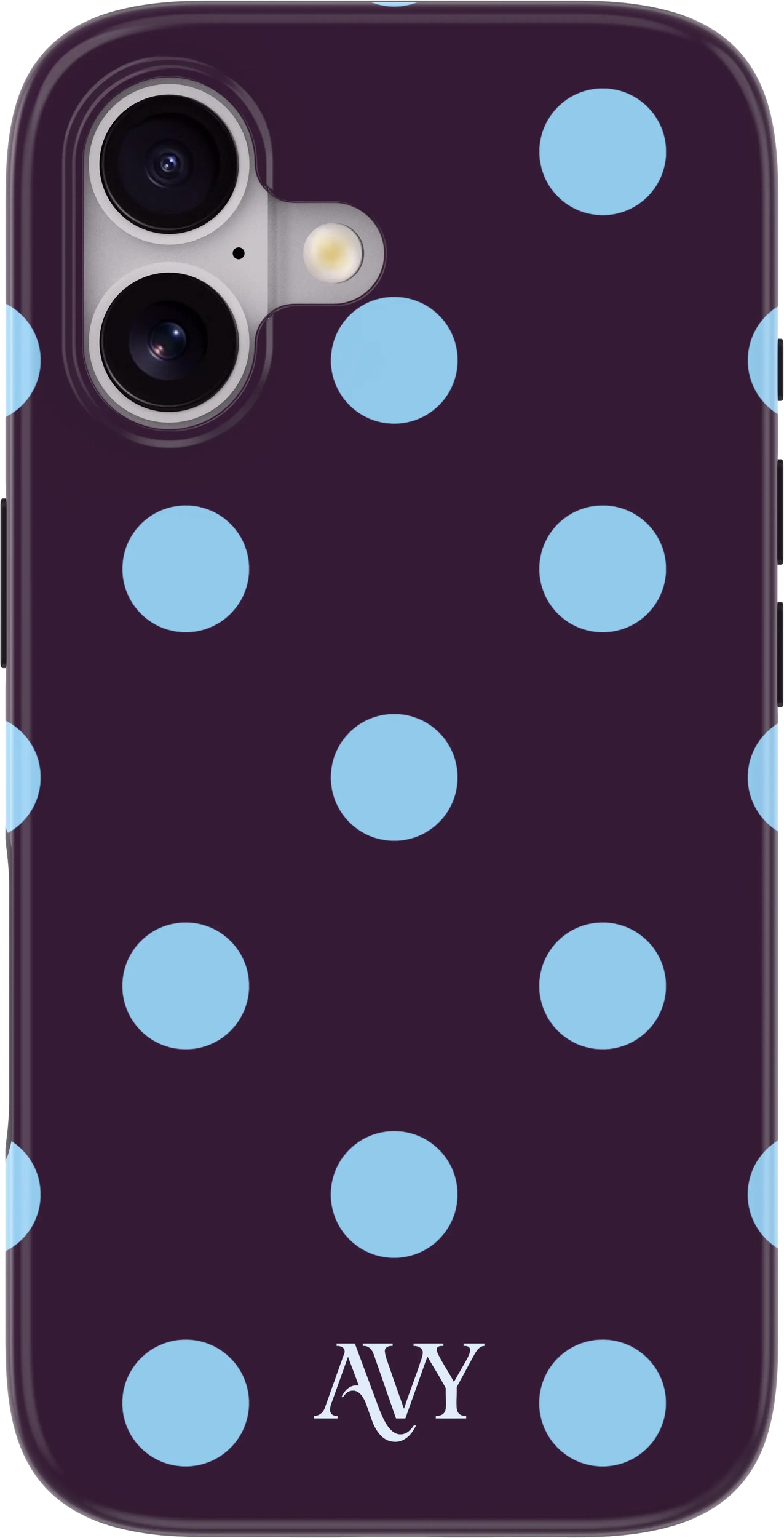 AVY Apple iPhone 16 Hoesje MagSafe Back Cover Blueberry Wine afbeelding 1