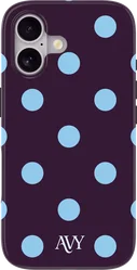 AVY Apple iPhone 16 Hoesje MagSafe Back Cover Blueberry Wine afbeelding