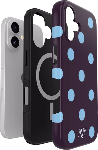 AVY Apple iPhone 16 Hoesje MagSafe Back Cover Blueberry Wine afbeelding 10