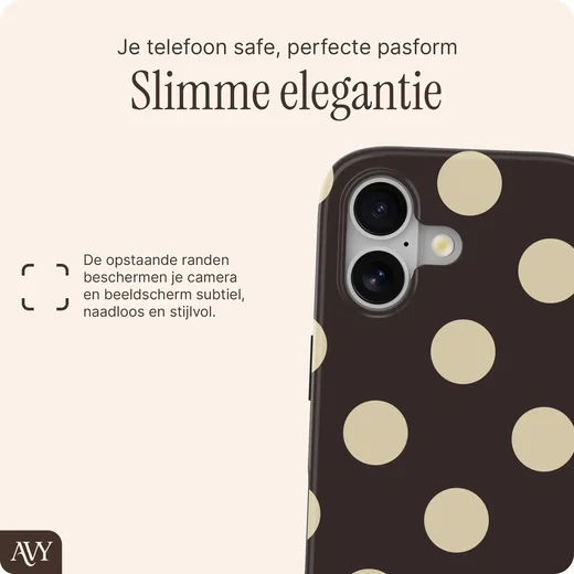 AVY Apple iPhone 16 Hoesje MagSafe Back Cover Tiramisu afbeelding 5
