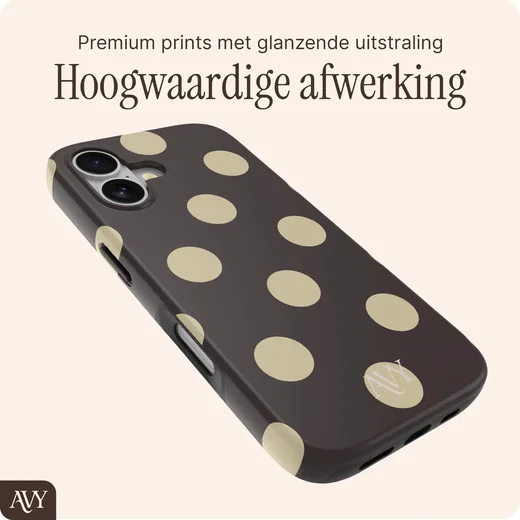 AVY Apple iPhone 16 Hoesje MagSafe Back Cover Tiramisu afbeelding 6