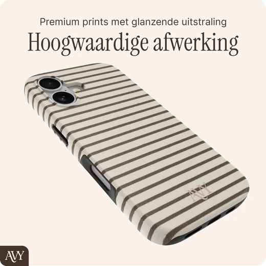 AVY Apple iPhone 16 Hoesje MagSafe Back Cover Cafe Creme afbeelding 6