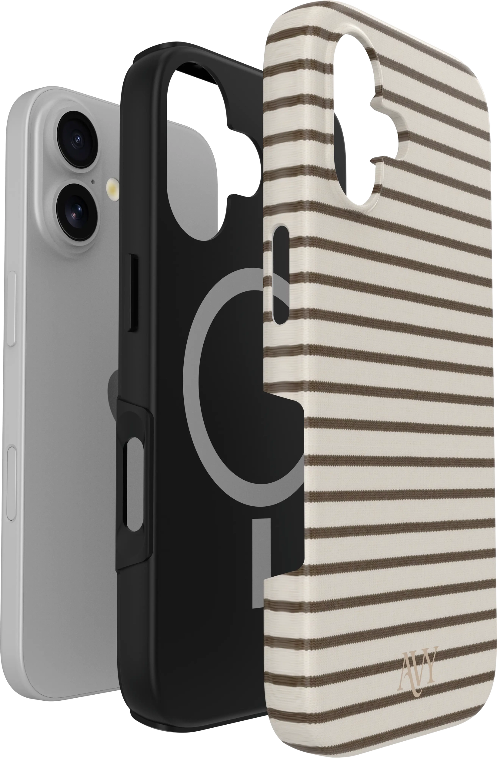 AVY Apple iPhone 16 Hoesje MagSafe Back Cover Cafe Creme afbeelding 10