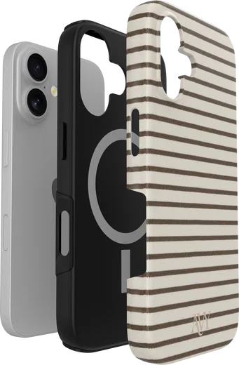 AVY Apple iPhone 16 Hoesje MagSafe Back Cover Cafe Creme afbeelding 10