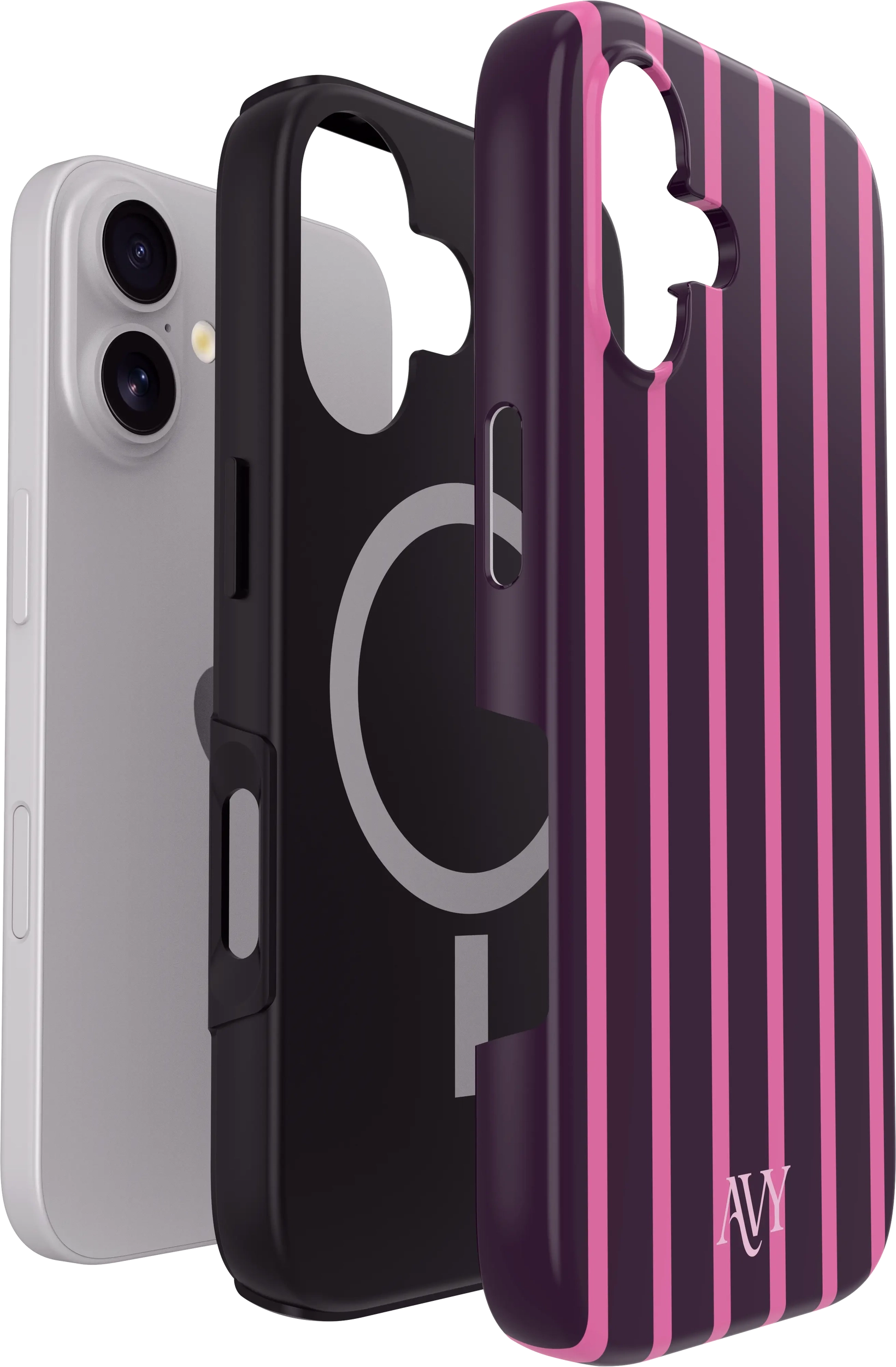 AVY Apple iPhone 16 Hoesje MagSafe Back Cover Cherry Wine afbeelding 10