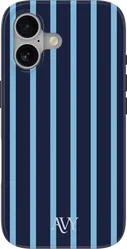 AVY Apple iPhone 16 Hoesje MagSafe Back Cover Blue Society afbeelding