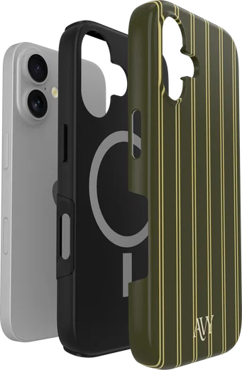 AVY Apple iPhone 16 Hoesje MagSafe Back Cover Martini Olive afbeelding 10