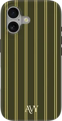AVY Apple iPhone 16 Hoesje MagSafe Back Cover Martini Olive afbeelding