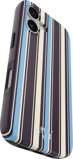 AVY Apple iPhone 16 Hoesje MagSafe Back Cover Oxford Stripe afbeelding 9