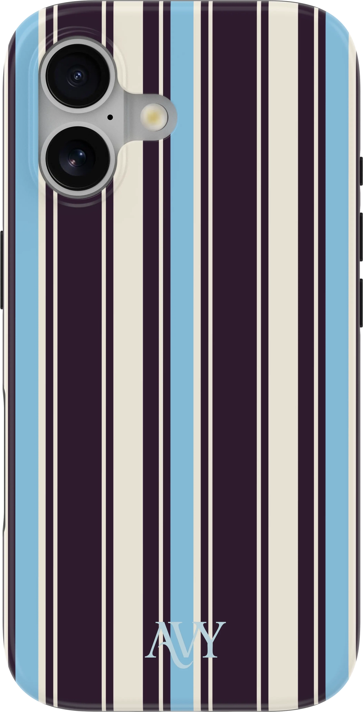 AVY Apple iPhone 16 Hoesje MagSafe Back Cover Oxford Stripe afbeelding 1