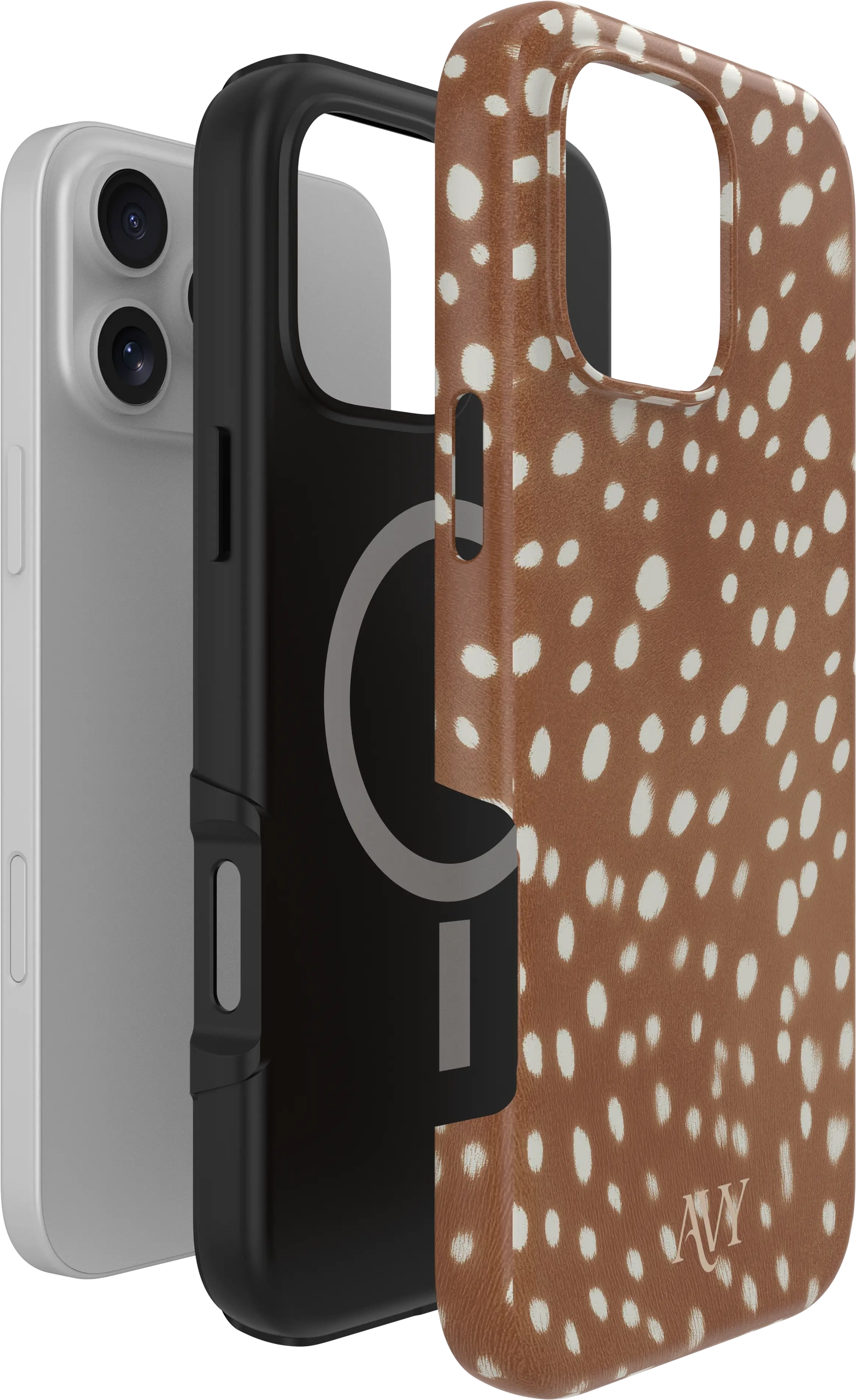 AVY Apple iPhone 16 Pro Hoesje MagSafe Back Cover Bambi afbeelding 9