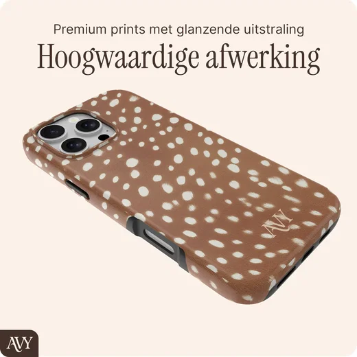 AVY Apple iPhone 16 Pro Hoesje MagSafe Back Cover Bambi afbeelding 7