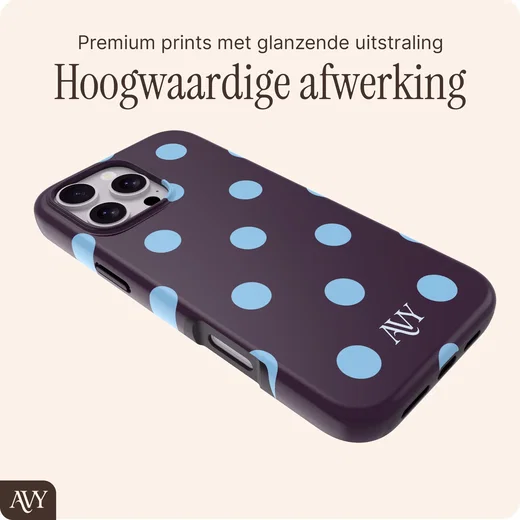 AVY Apple iPhone 16 Pro Hoesje MagSafe Back Cover Blueberry Wine afbeelding 7
