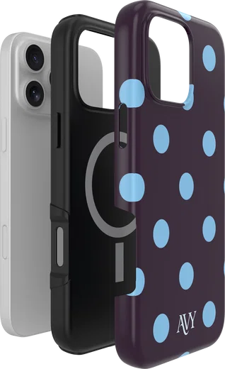 AVY Apple iPhone 16 Pro Hoesje MagSafe Back Cover Blueberry Wine afbeelding 9