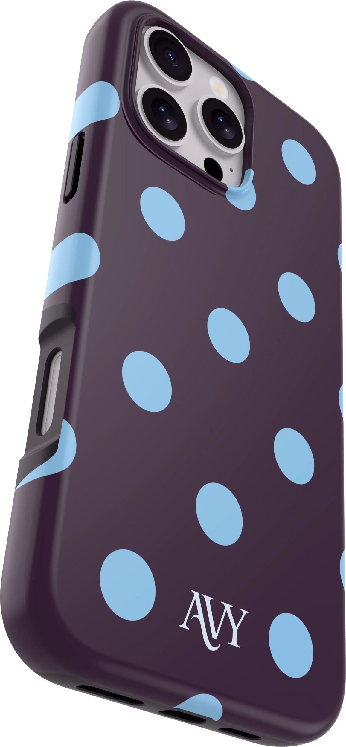 AVY Apple iPhone 16 Pro Hoesje MagSafe Back Cover Blueberry Wine afbeelding 8