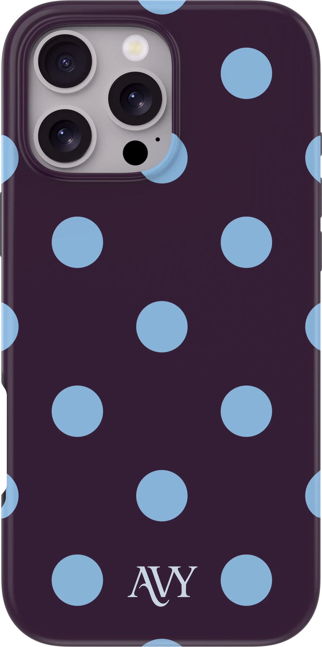 AVY Apple iPhone 16 Pro Hoesje MagSafe Back Cover Blueberry Wine afbeelding 1